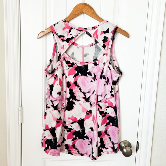 Natori Athletic Pink Multicolor Tank Top Size Medium - Picture 2 of 2